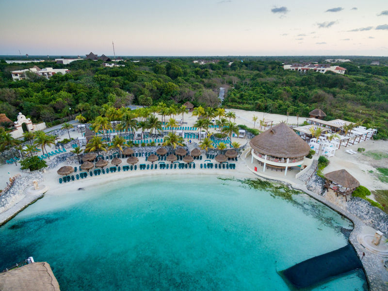 ออคซิเดนตัล แอท ชกาเรต เดสติเนชั่น - ออล อินคลูซีฟ Hotel ปลายาเดลการ์เมน ภายนอก รูปภาพ Aerial view of Xel-Há